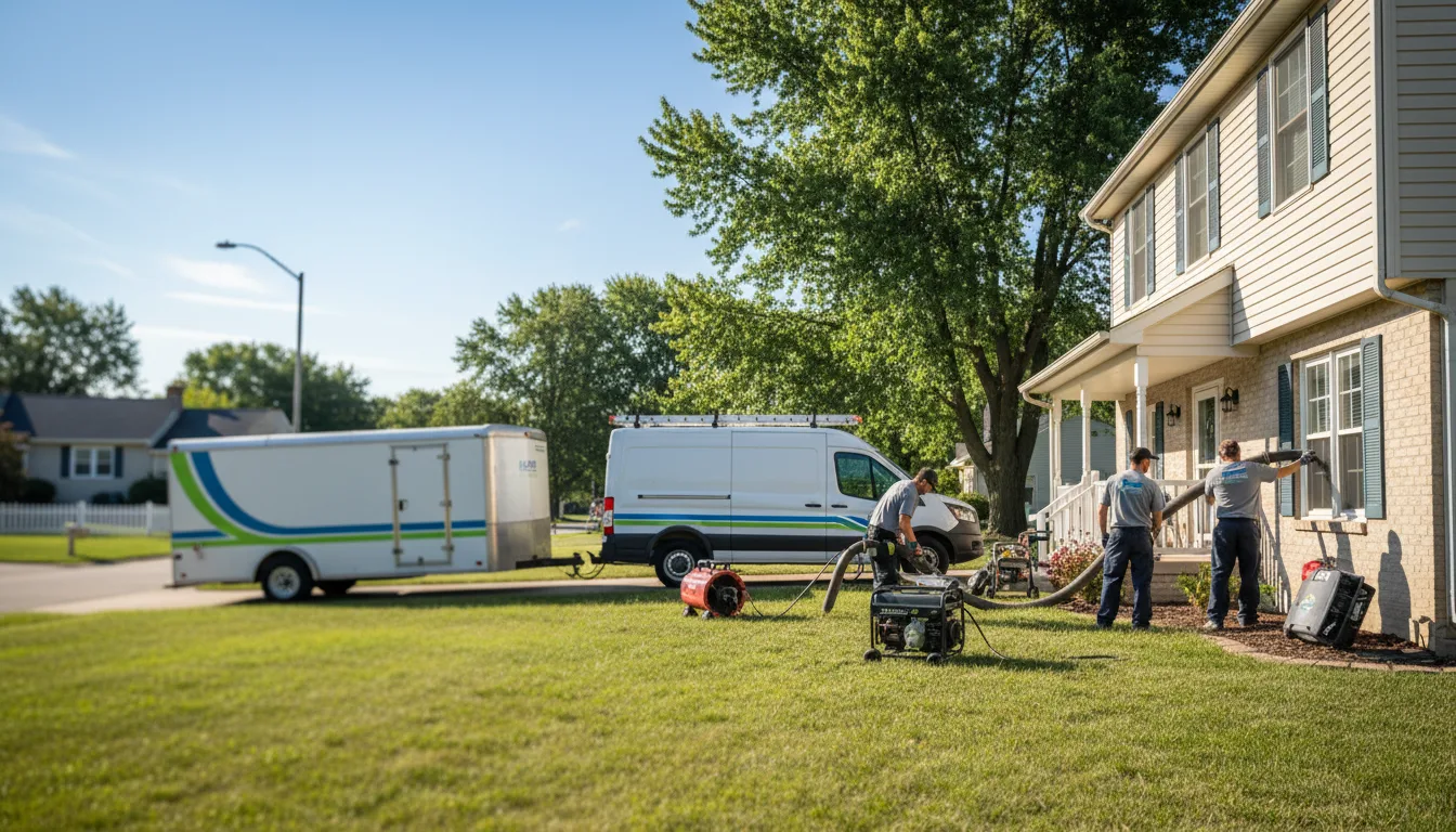 Flooded Basement Restoration And Cleanup With Repair in Marion, IN near me
